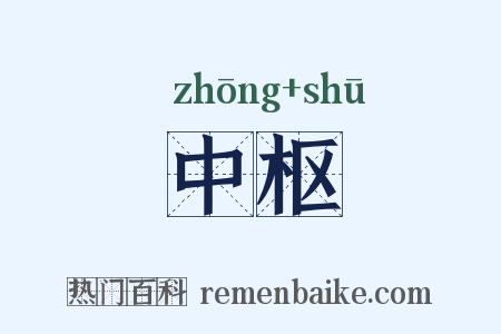 中枢是什么意思的图片